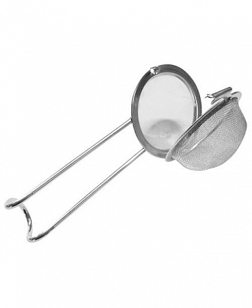 Ситечко для чая нерж. с ручкой 15 см. d=6 см. FM /6/144/