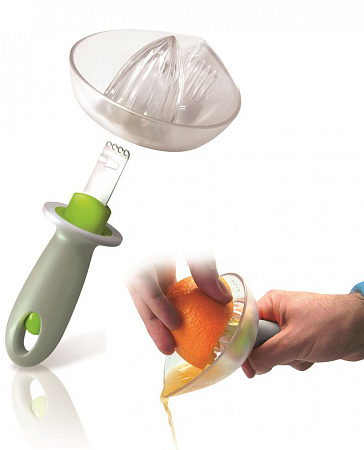 Сквизер для лимона + нож для снятия цедры VB /12/