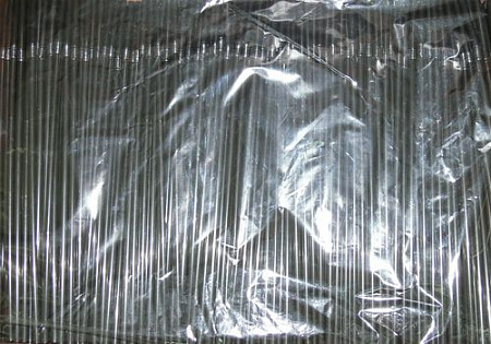 Трубочки кокт. 0,5*24 см. 1000 шт/уп. черные с гофрой /12/