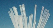 Трубочки кокт. 0,8*24 см. 250 шт/уп. прозрачные прямые "MILK" /23/
