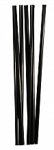 Трубочки кокт. 0,8*24 см. 250 шт/уп. черные прямые "MILK"/23/