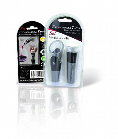 Уловитель капель/аэратор (дроп-стоп) + пробка вакуумная для бутылок VB /12/