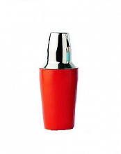 Шейкер 0,48 л. винил.покрытие, красный, нерж. MGSteel