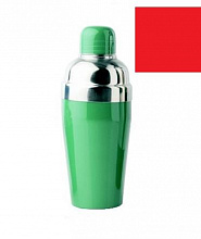 Шейкер 0,48 л. винил.покрытие, красный, нерж. Deluxe MGSteel