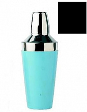 Шейкер 0,48 л. винил.покрытие, черный, нерж. MGSteel