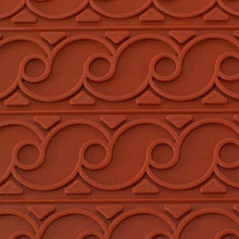 Коврик для выпечки 60*40*3 см. рельеф "Косичка" силиконовый Z