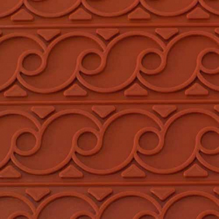 Коврик для выпечки 60*40*3 см. рельеф "Косичка" силиконовый Z