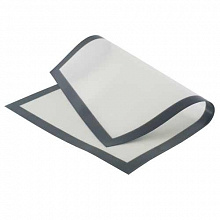 Коврик для выпечки 60*40 см. силиконовый белый на ткан.основе