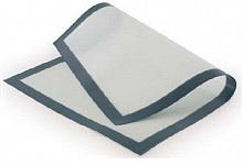 Коврик для выпечки 62*42 см. силиконовый белый на ткан. основе