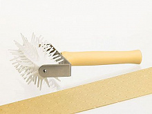 Ролик для теста 7*18*14 см. нерж. + пласт. бежев. белый Matfer