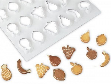 Трафарет-вырубка для печенья "Фрукты" 60*40 см. Z