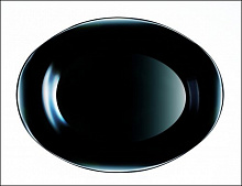 Блюдо овальное l=340 мм. черное Волар /6/ Р