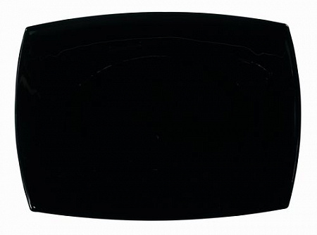 Блюдо прямоуг. l=350*260 мм. черное Квадрат /6/