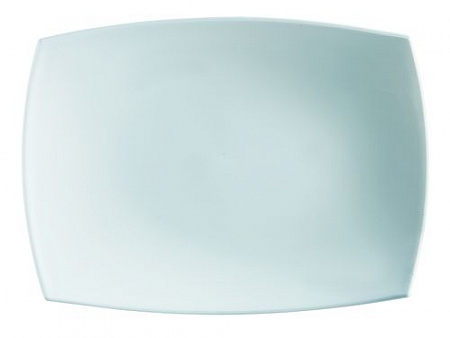 Блюдо прямоуг. l=350*260 мм. белое Квадрат /6/