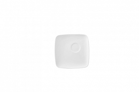 Блюдце 12 на 12 сантиметров с приподнятым краем Vital Sguare 14012