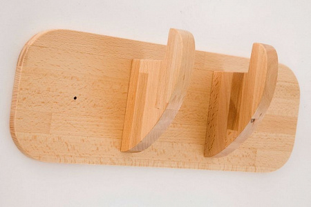 Держатель для лопат настенный 40*14*11  см. дерев. (бук) Gimetal