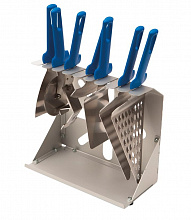 Держатель для лопаток/ножей для пиццы 30*15*24 см. алюм. Gimetal