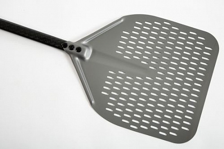 Лопата для пиццы прямоуг. перфорир. 33*33 см. l=150 см. алюм. с анодным покр. Gimetal