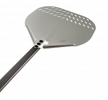 Лопата для пиццы прямоуг. перфорир. AURORA 33*33 см. l=120 см. алюм. Gimetal