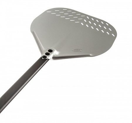 Лопата для пиццы прямоуг. перфорир. AURORA 33*33 см. l=120 см. алюм. Gimetal