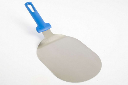 Лопатка для пиццы овальная 17,5*21 см. нерж. ручка пластик Gimetal