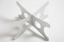 Подставка для подносов для пиццы h=20 см. алюм. Gimetal