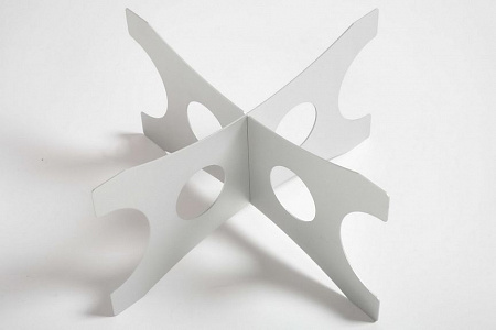 Подставка для подносов для пиццы h=20 см. алюм. Gimetal