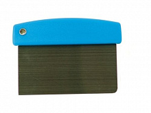 Скребок (разделитель для теста) 16*11,5 см. нерж. пластик. ручка Gimetal