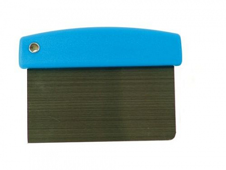 Скребок (разделитель для теста) 16*11,5 см. нерж. пластик. ручка Gimetal