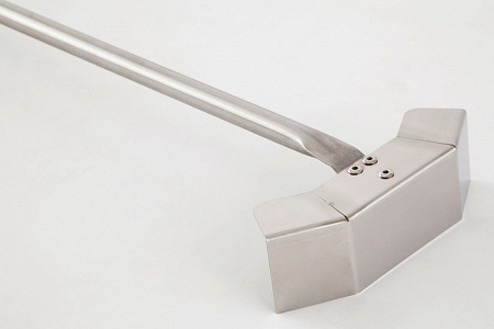 Совок для сбора углей 5,5*4 см. l=150 см. нерж. Gimetal