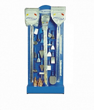 Стенд для инвентаря для пиццы 100*40*241 см. Gimetal