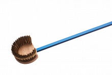 Щетка для печи l=150 см. 24*17*7 см. с медной щетиной, круглая Gimetal