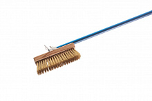 Щетка для печи l=150 см. 20*6,6 см. с медной щетиной Gimetal