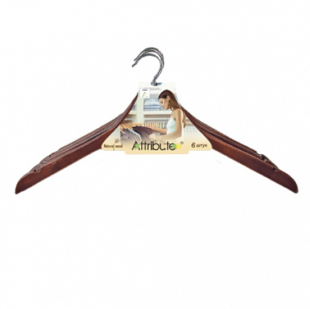 Вешалка дерев. без перекладины, красн. дерево /6/16/