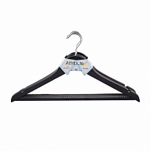 Вешалка дерев. с перекладиной, черный