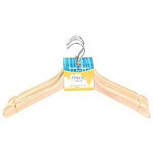 Вешалка дерев. без перекладины, натуральный /6/16/