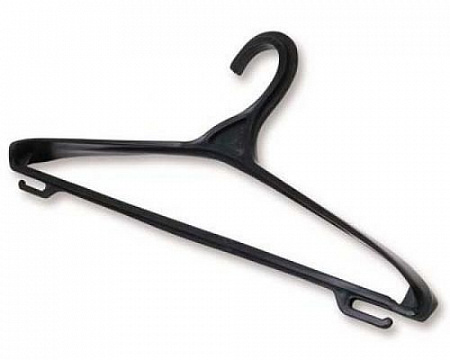 Вешалка пласт черн. 52-54 см.