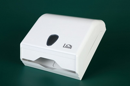 Диспенсер для полотец  V-слож. Lime Prestige MINI пласт. белый /1/* Z