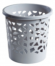 Корзина для мусора d=26 см. h=26 см. цвет в ассорт. Рс /15/