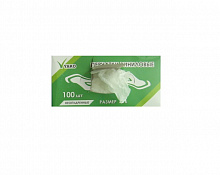 Перчатки виниловые прозрачные "S" неопудр. YAKO 100 шт/уп. 50пар/уп /10/