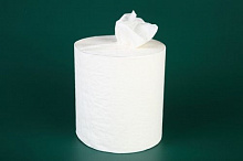 Полотенце 1-сл. 300 м/рул. Lime белые влагопр. с центр. выт. /6/* Z