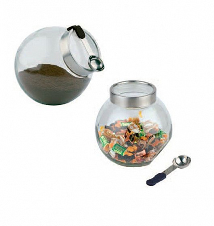 Банка для сыпучих прод. 3000 мл d=20 см. h=18 см. с ложкой нерж. APS