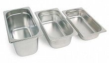 Гастроемкость 1/3 100мм нержавеющая сталь 