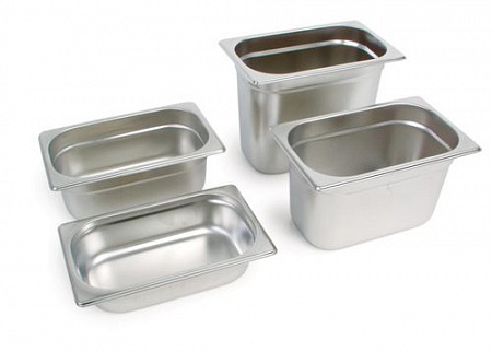 Гастроемкость 1/4 65мм нержавеющая сталь