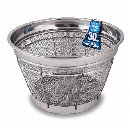 Дуршлаг для промывания риса 300*180мм. нерж.сталь