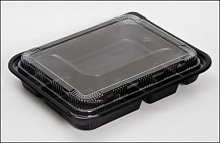 Ланч-бокс с крышкой 239*190*35/225*178*20 пластик 100 шт/уп.