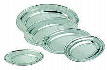 Блюдо овальное нерж. 30,4*21,5 см. MGSteel