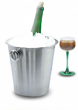 Ведро для шампанского нерж. 4,0 л. 21*22 см. с ручками MGSteel /6/