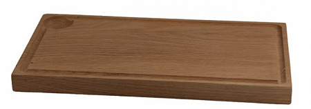 Доска для стейка 320*170*20 мм с бороздкой, дуб Linden