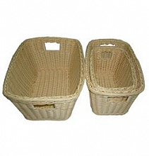 Корзина для хлеба прямоуг. 30х20х15 см. с ручками, полипропилен